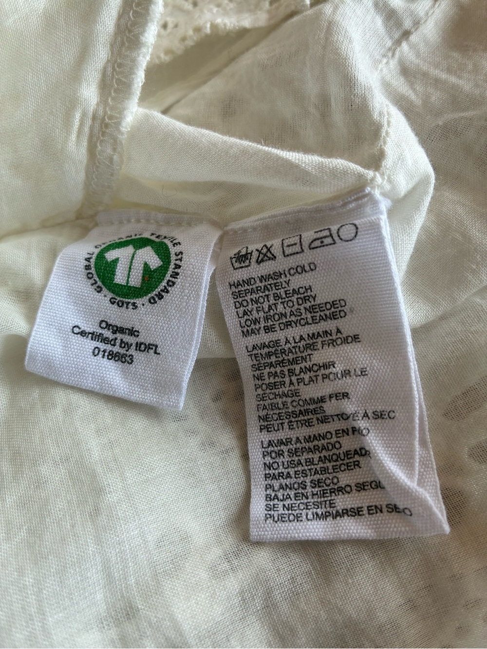 NWOT Cleobella LYDIA MINI DRESS in IVORY Size X-Large - Picture 11 of 12